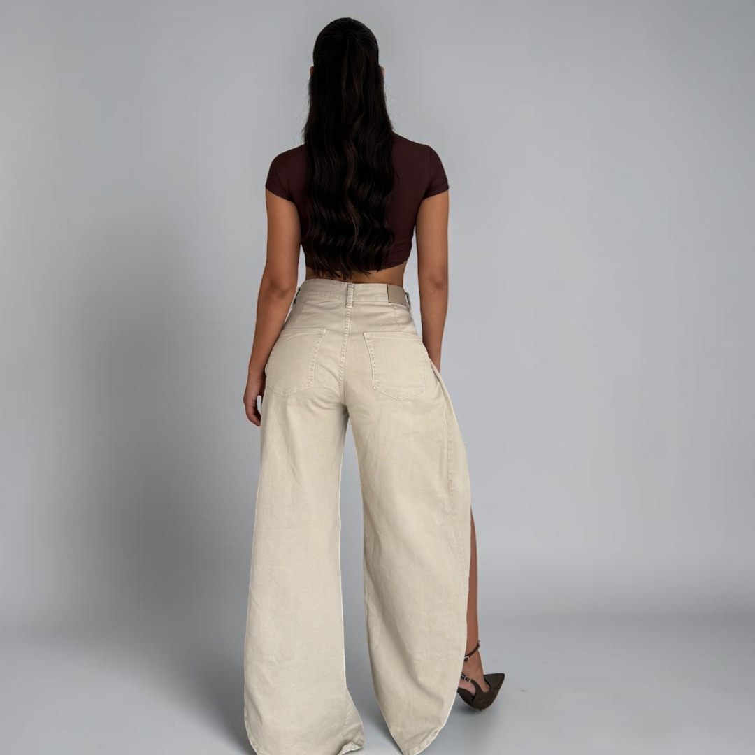 Jean Moda Abertura Lateral