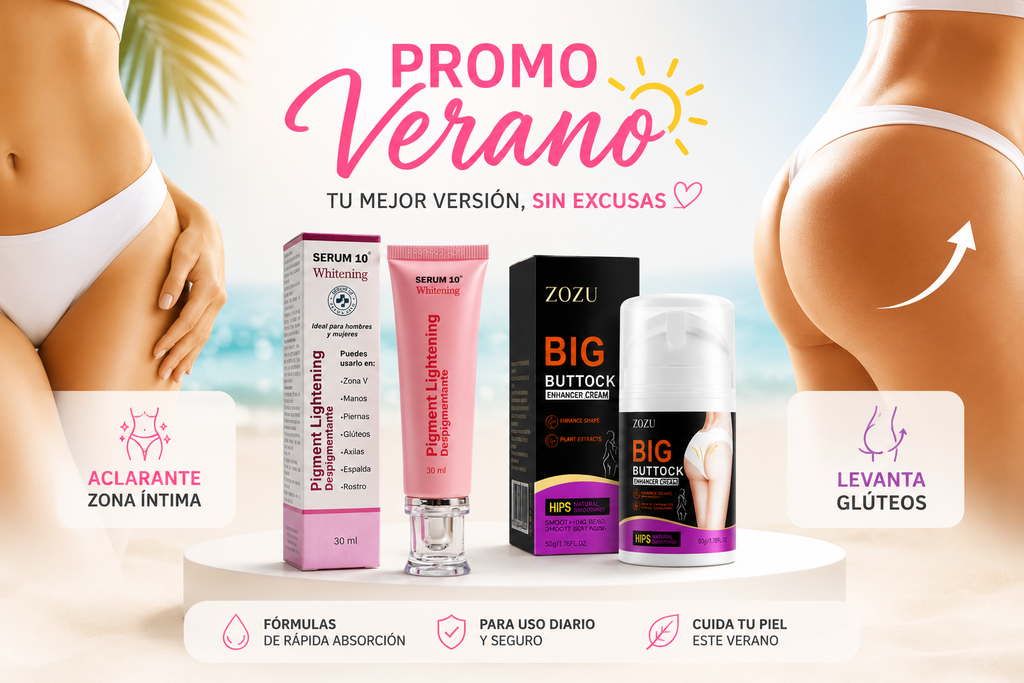 PROMO ACLARANTE  INTIMO Y LEVANTA GLUTEOS